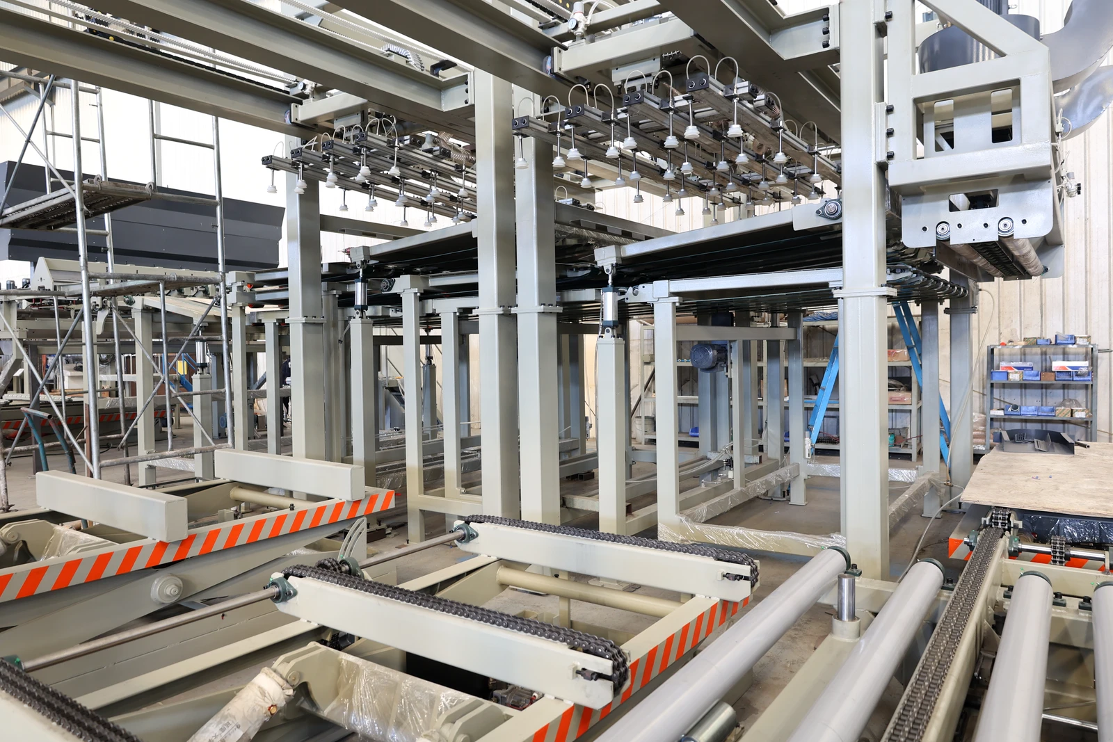Automatic Plywood Curtain Glue Coating Line