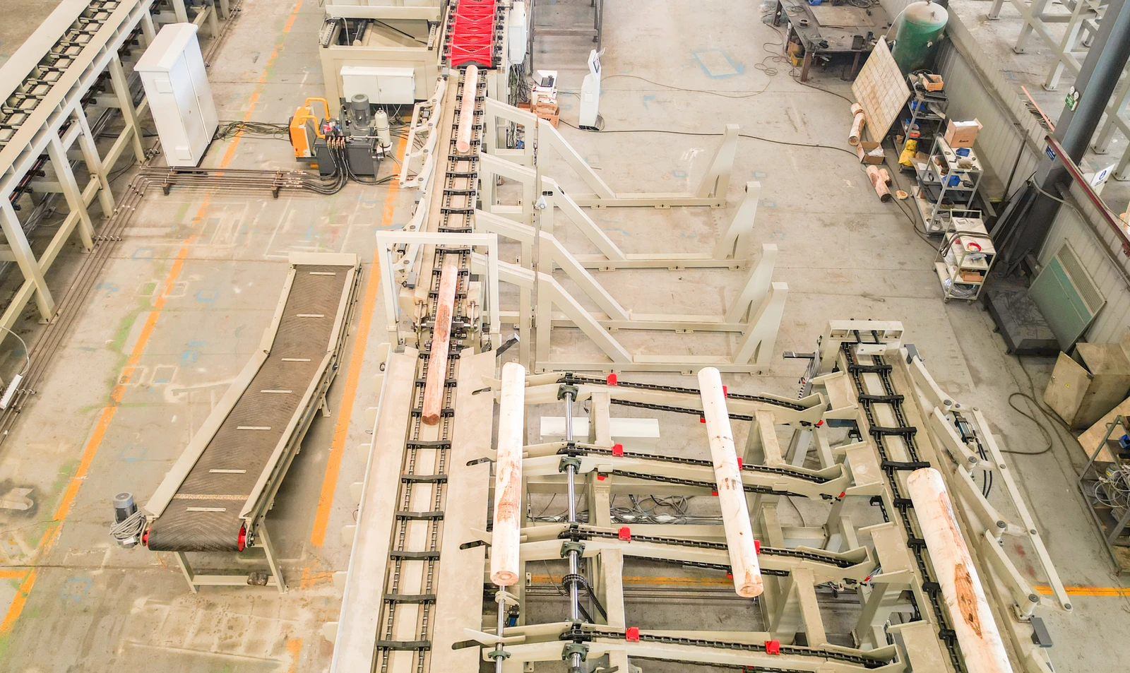 High-Precision Circular Saw Log Cross-Cut Machine
